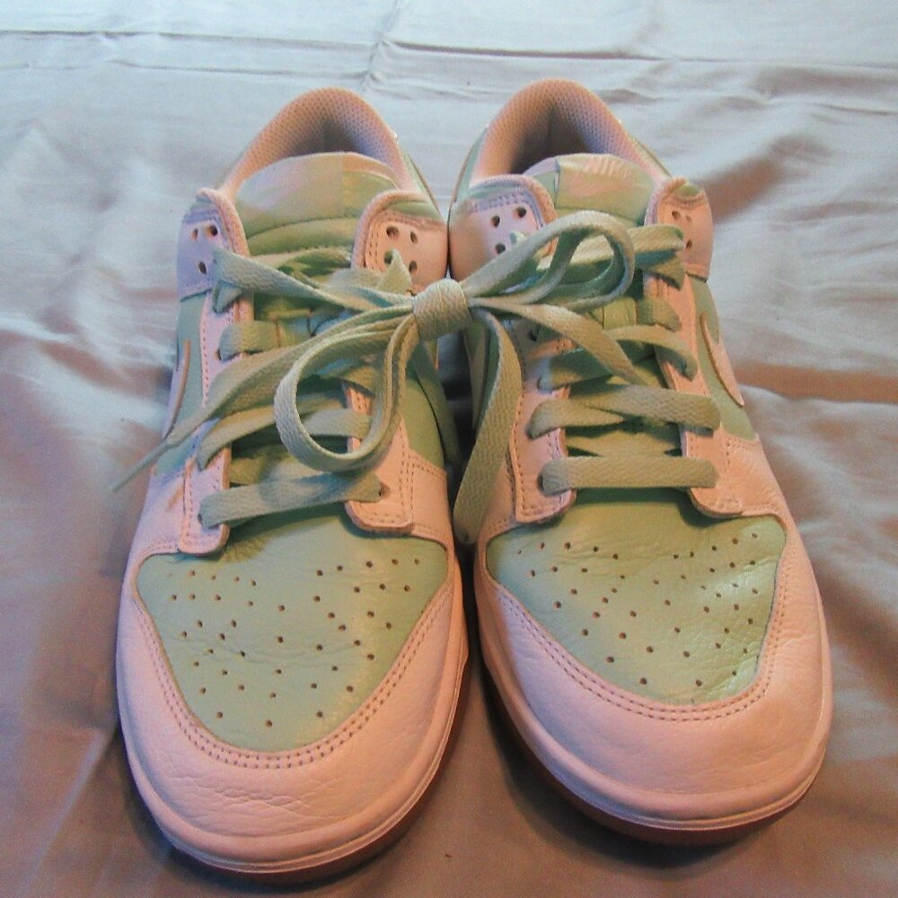 Mens Nike Dunk Low By You Sneakers / Shoes Sz 6.5 Pink / Green